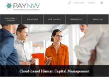 Tablet Screenshot of paynorthwest.com